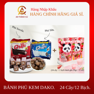 Bánh Xốp Phủ Kem Dako