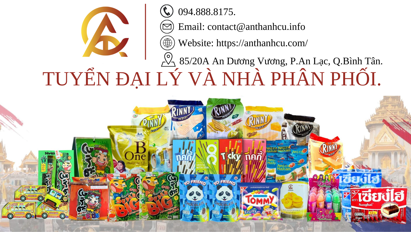 Tuyển Đại Lý Và Nhà Phân Phối.