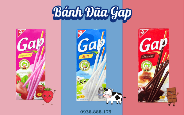 Bánh que đũa GAP - Hàng nhập khẩu và phân phối bởi công ty An Thành Cư.