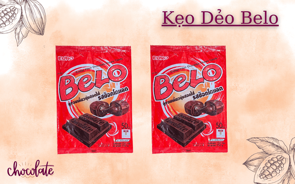 Kẹo dẻo Belo Thái Lan gói 150g chính hãng do An Thành Cư phân phối. 