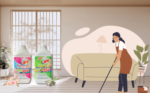Mua nước lau sàn Okay chính hãng tại công ty An Thành Cư.