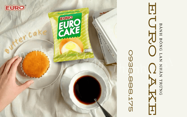 Bánh trứng Euro Cake - Hàng nhập khẩu chính hãng, phân phối bởi An Thành Cư.