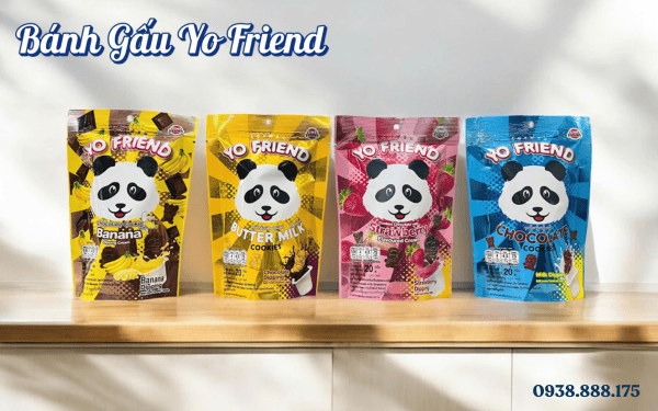 Bánh gấu Yo Friend - Hàng chính hãng phân phối bởi An Thành Cư.