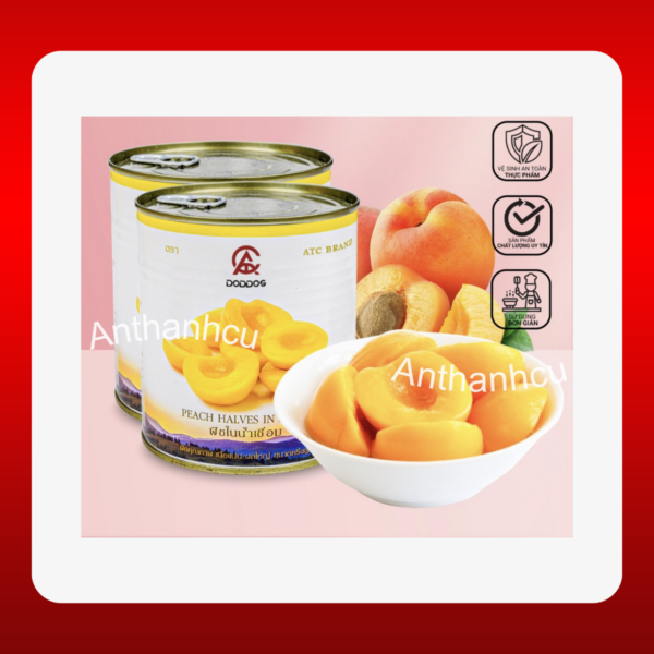 Đào Đóng Hộp Thái Lan DODDOS 820G