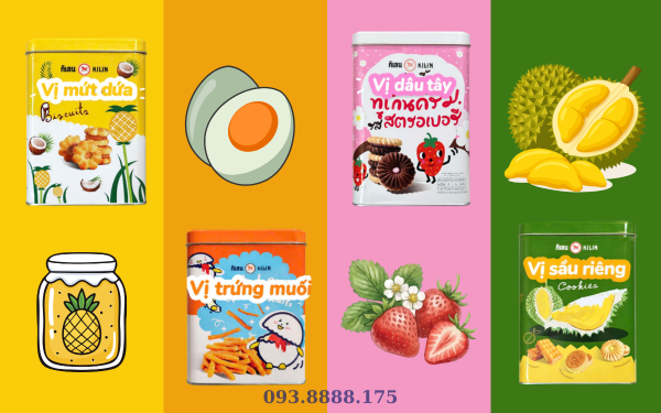 Bánh quy Kilin - Hàng nhập khẩu chính ngạch