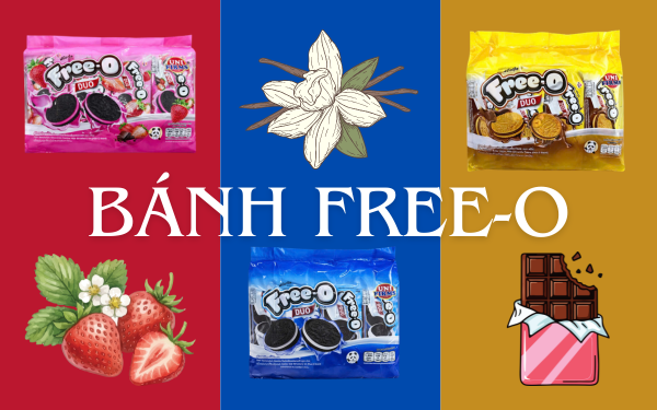 Bánh quy Free-O - Hàng nhập khẩu chính hãng từ Thái Lan.