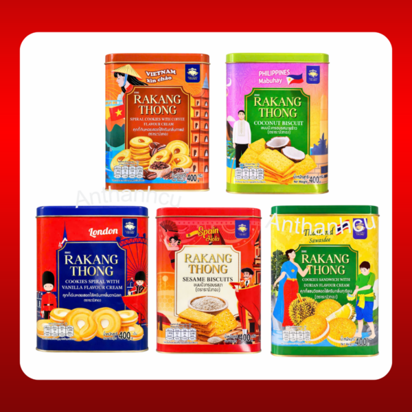 Bánh Hộp Thiếc Rakang Thong 400g