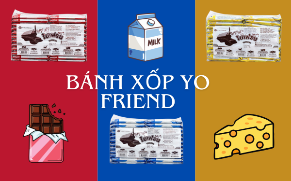 Bánh xốp Yo Friend - Hàng nhập khẩu chính hãng.